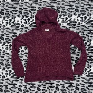 Heritage Burgundy V-Neck Sweater